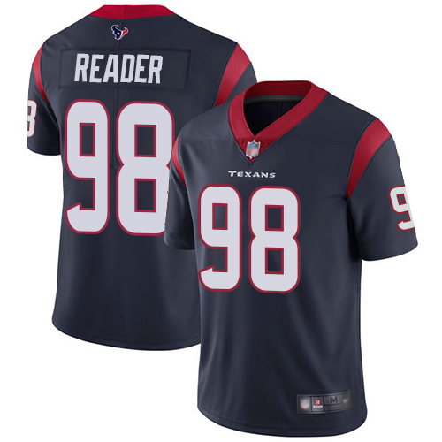 Houston Texans Limited Navy Blue Men D J  Reader Home Jersey NFL Football #98 Vapor Untouchable->youth nfl jersey->Youth Jersey